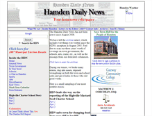 Tablet Screenshot of hamdendailynews.com